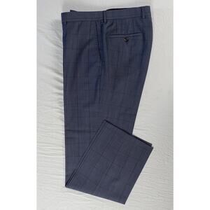 Hugo Boss Paolini/Movio US Flat Front Wool Dress Pants, Slacks. Tag 42L, 34X31.5